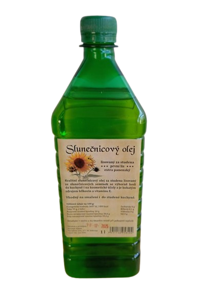 Panenský slunečnicový olej