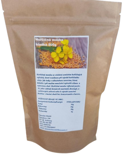 Hladká hořčičná mouka