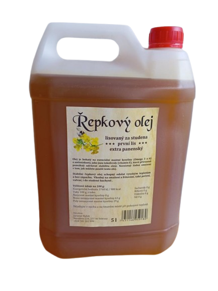Panenský řepkový olej